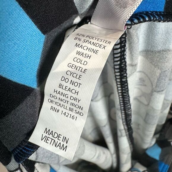 Lularoe Disney Frozen snowman geometric print leggings - Picture 6 of 8